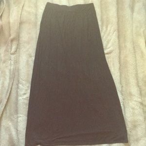 Black maxi skirt